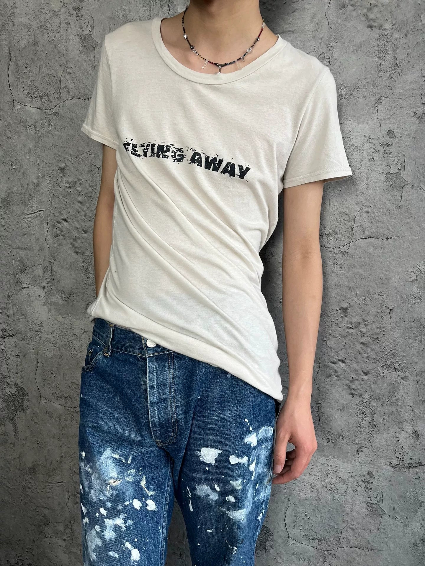 l.g.b flying away graphic tee shirt