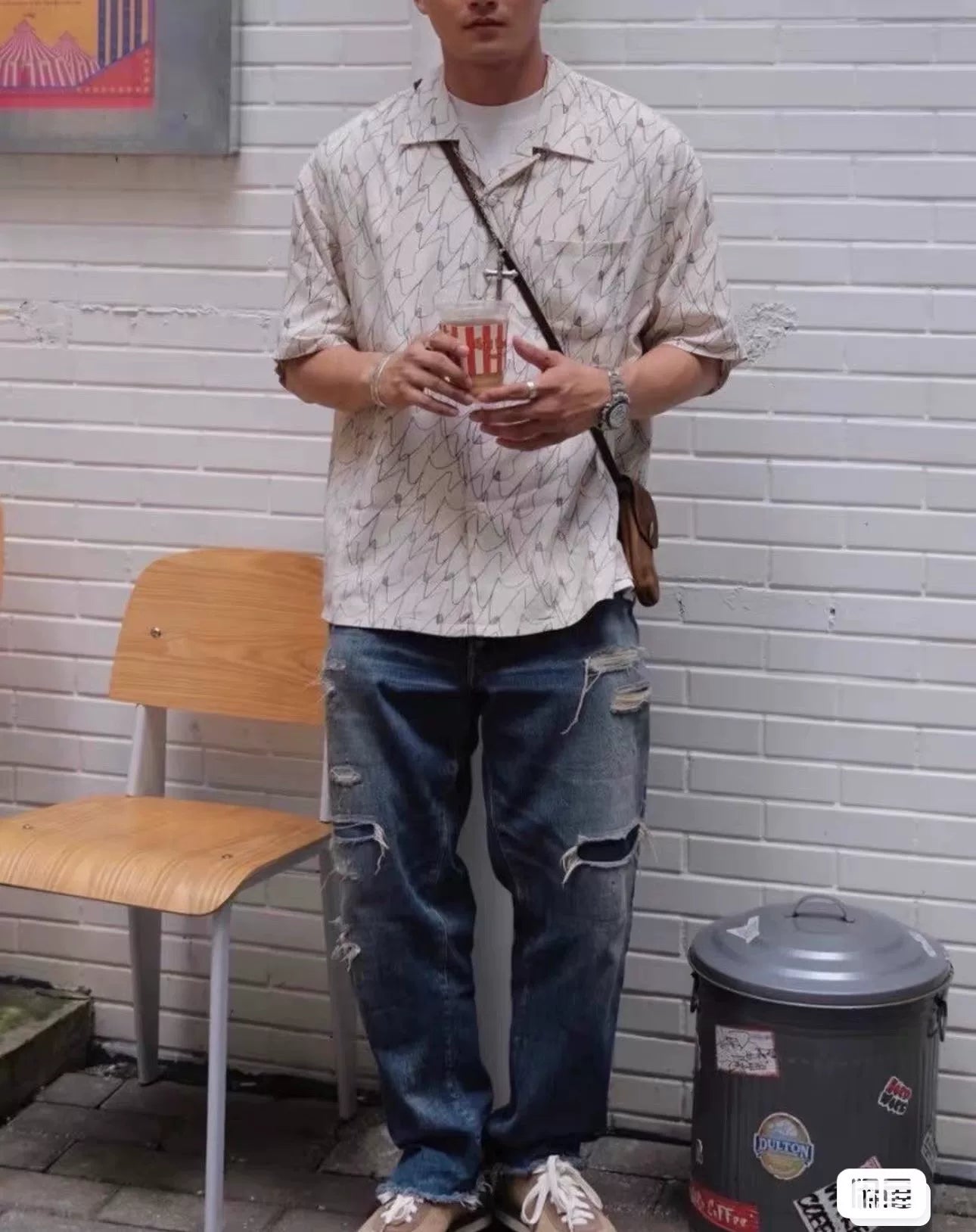 Visvim 21AW Wallis Floral Short-Sleeve Shirt