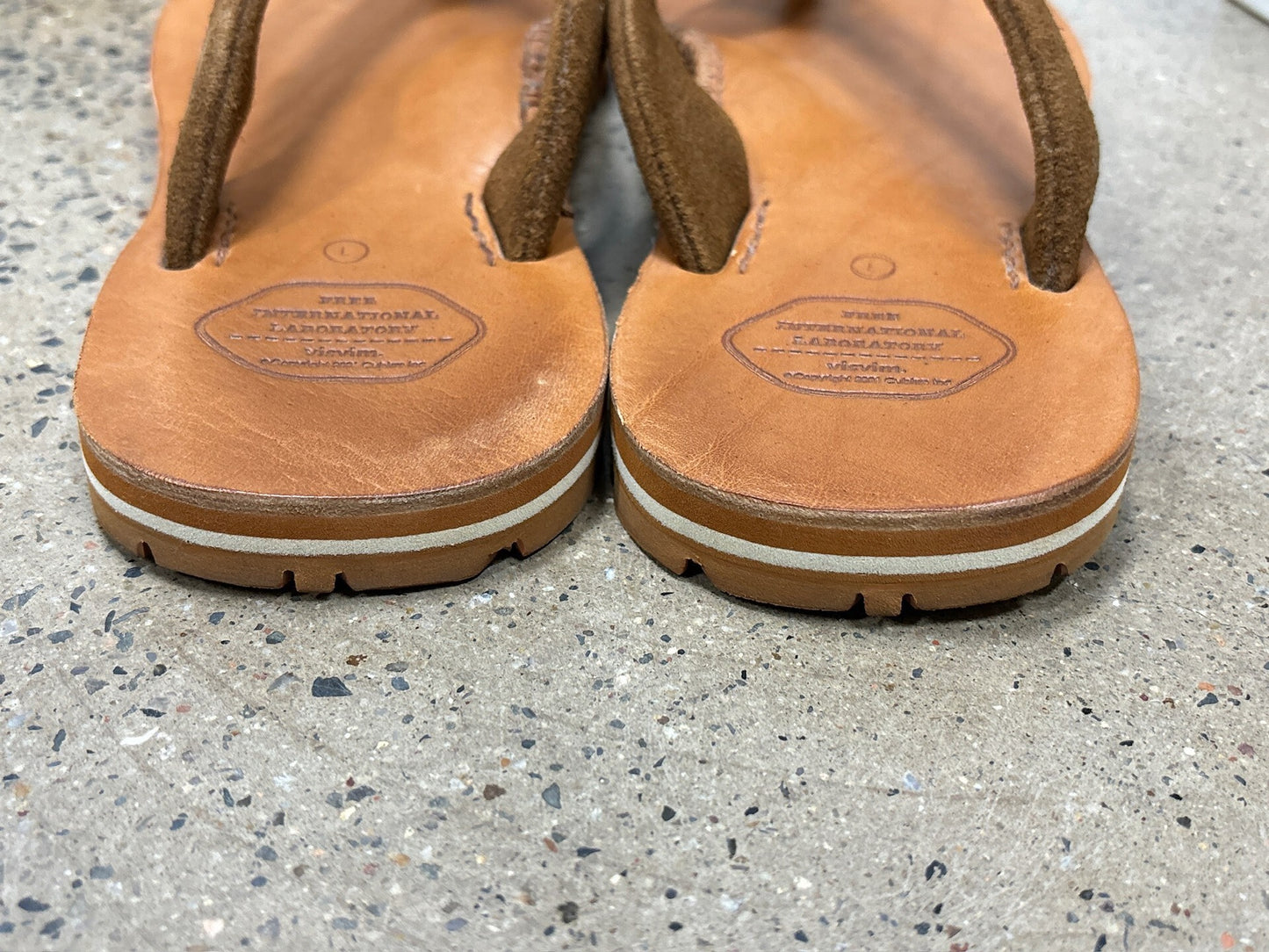 Visvim Spot Lama Sandal Brown