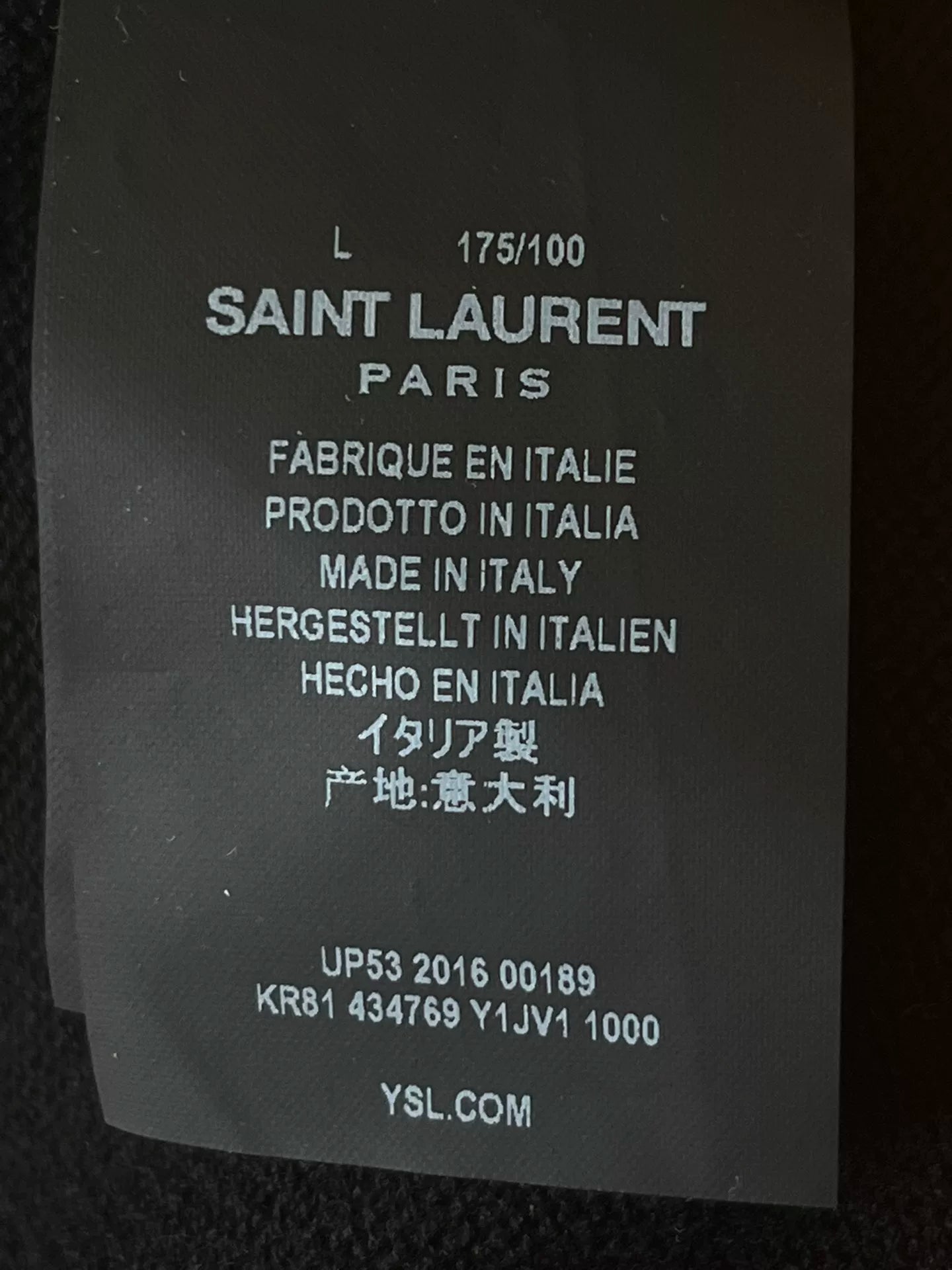 Saint Laurent Black Turtleneck Sweater