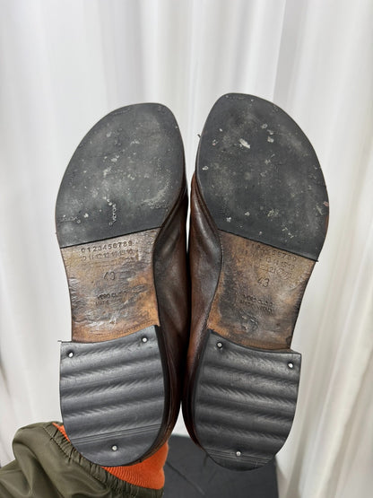 Maison Margiela Brown Derby Shoes