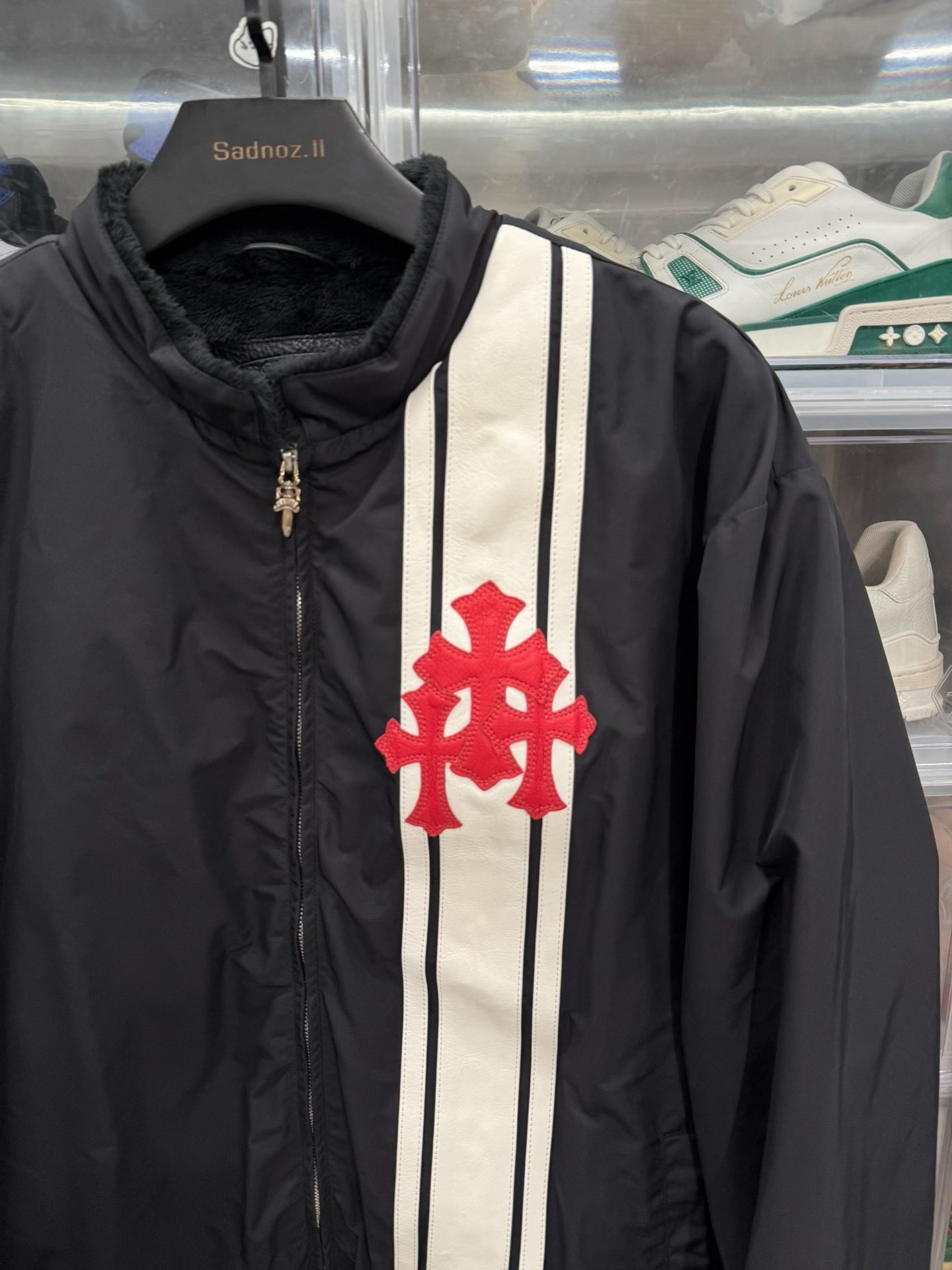 Chrome Hearts Red Cross Nylon Jacket