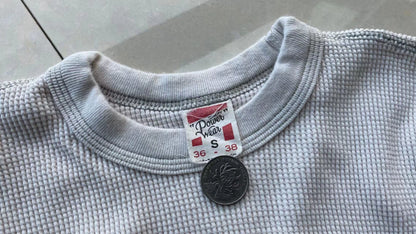 Bootleggers Waffle Knit Top in White