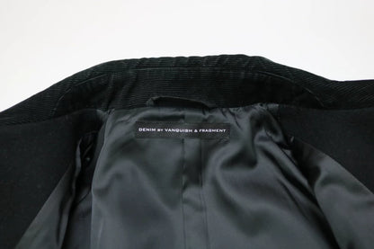 black denim by vanquish & fragment coat
