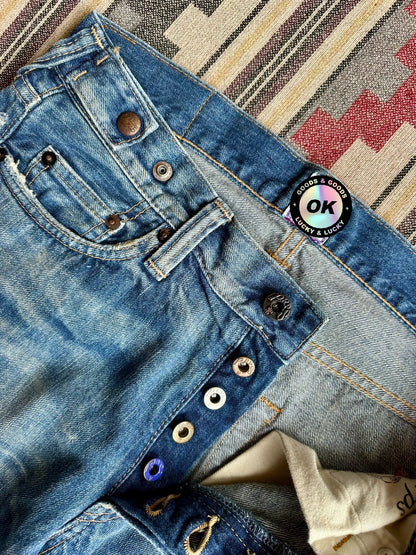 Prps Acid Wash Distressed Jeans
