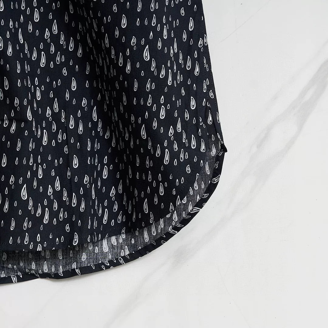 Saint Laurent Blue Teardrop Short-Sleeve Shirt