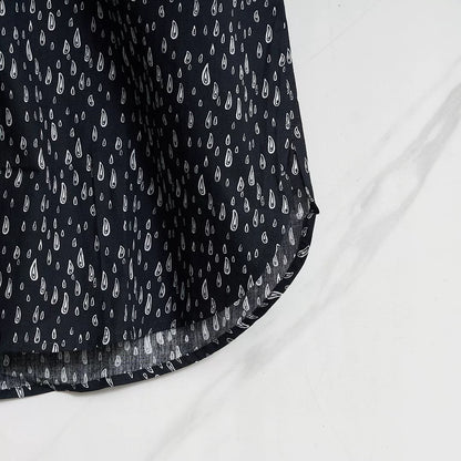 Saint Laurent Blue Teardrop Short-Sleeve Shirt