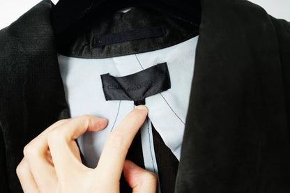 Comme des Garçons Silk Blend Structured Jacket