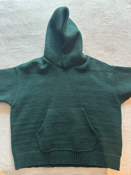 VISVIM 23AW Men's Green Knit Hoodie