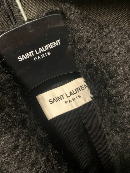 saint laurent fur coat size 46