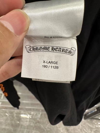 Chrome Hearts Black Long-Sleeve Orange