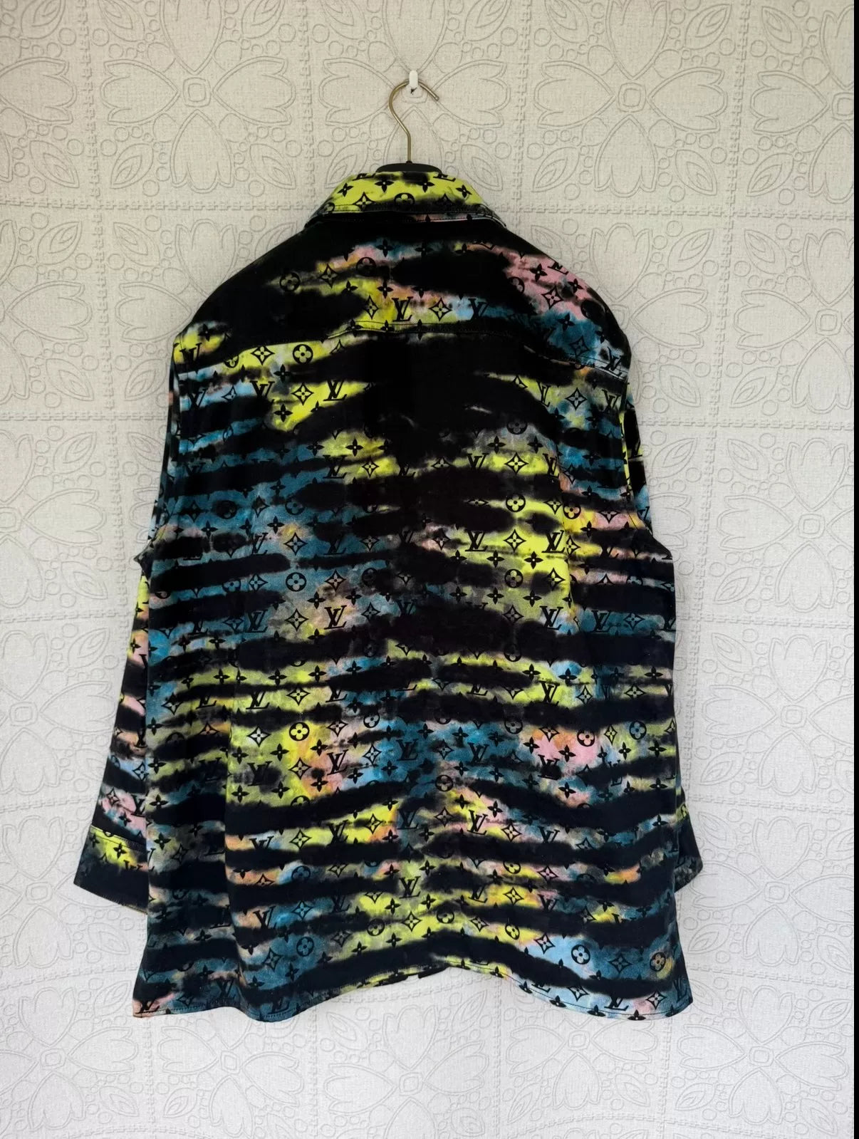 louis vuitton multicolor denim jacket size L