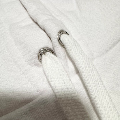 chrome hearts white hooded sweatshirt XXL
