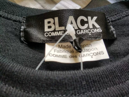 CDG Black Tee with Eye Pattern