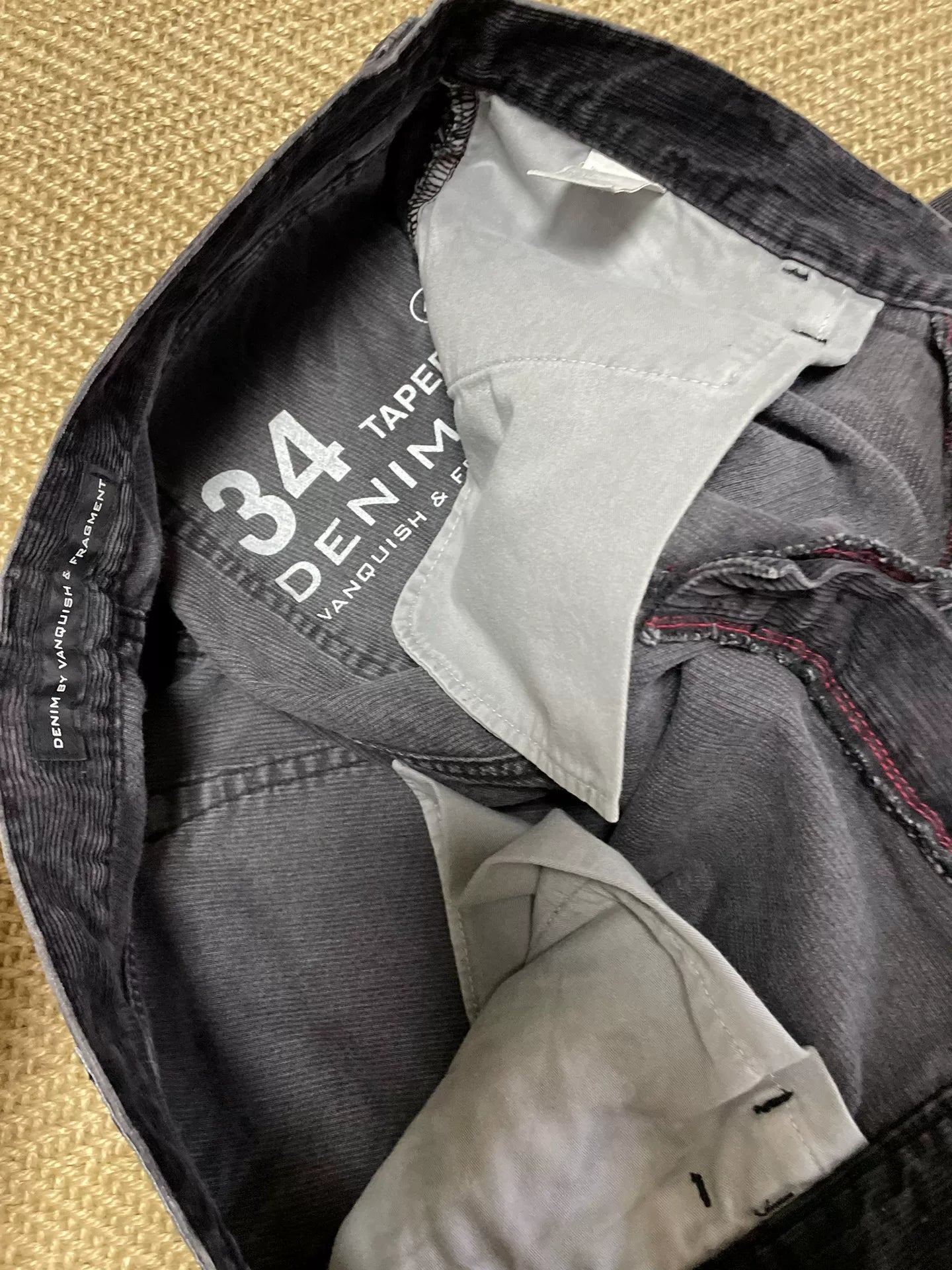 DENIM BY VANQUISH & FRAGMENT Corduroy Washed Pants