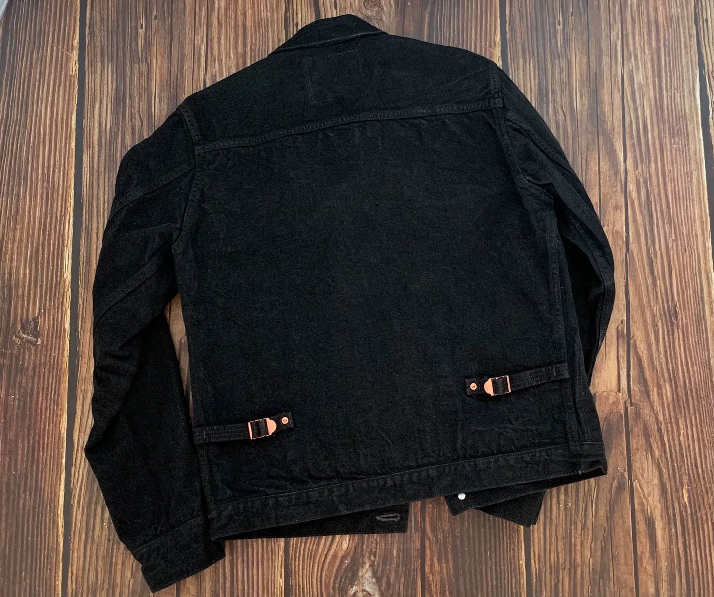 freewheelers 666mj denim jacket in black