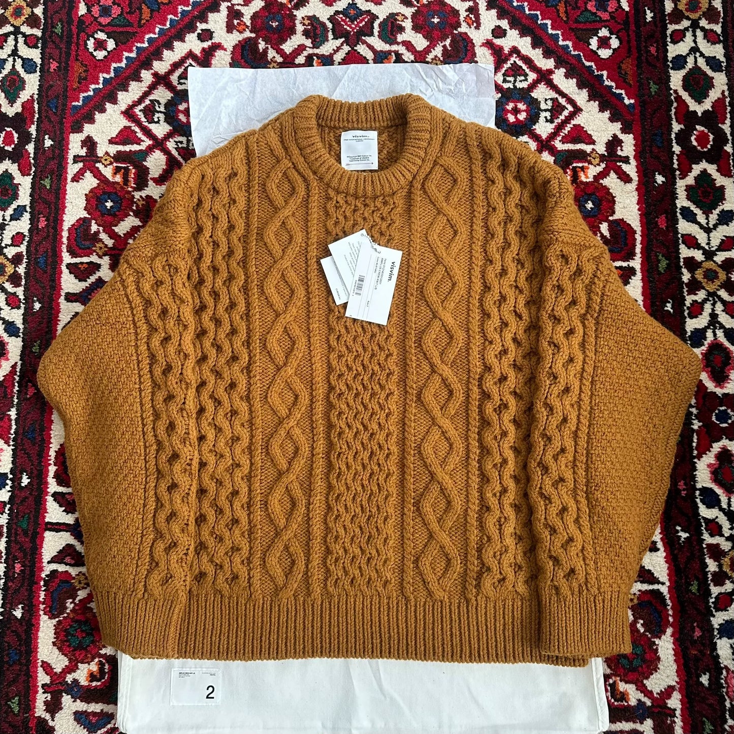 visvim amplus crew knit sweater for sale