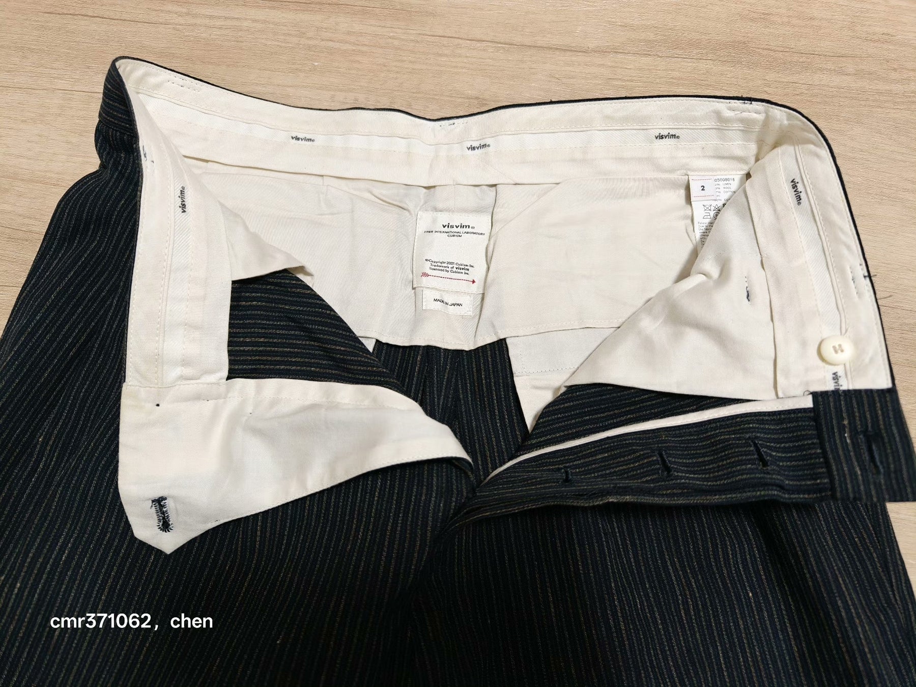 VISVIM 23AW MCCLOUD SLACKS SANTOME