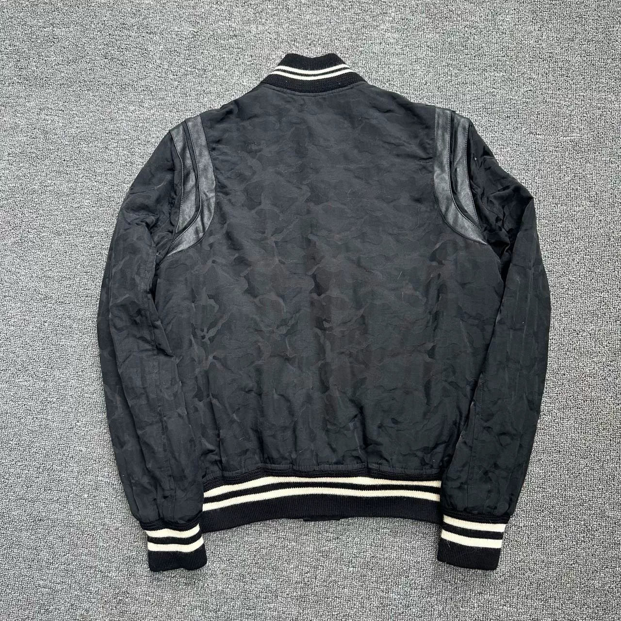 Saint Laurent Paris Camouflage Baseball Jacket