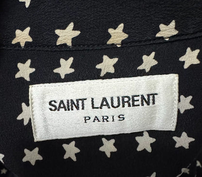 Saint Laurent Star Pattern Silk Shirt