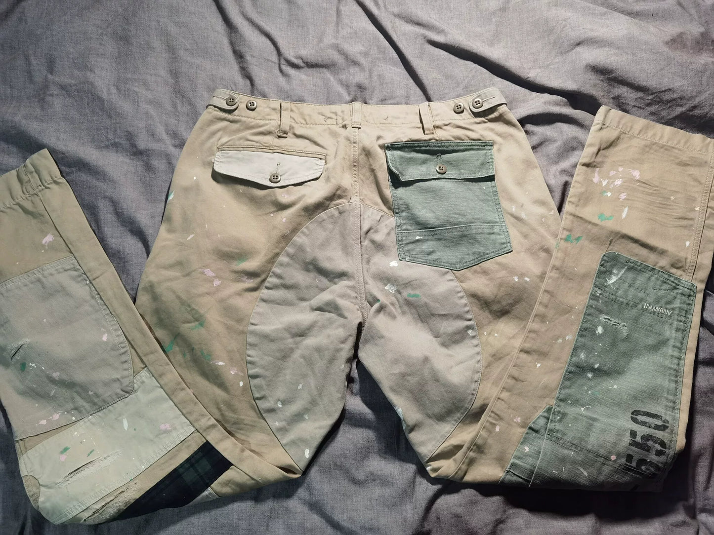 Ralph Lauren Distressed Patch Sashiko Work Pants