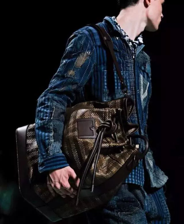 Kapital Denim Patchwork Tote Bag