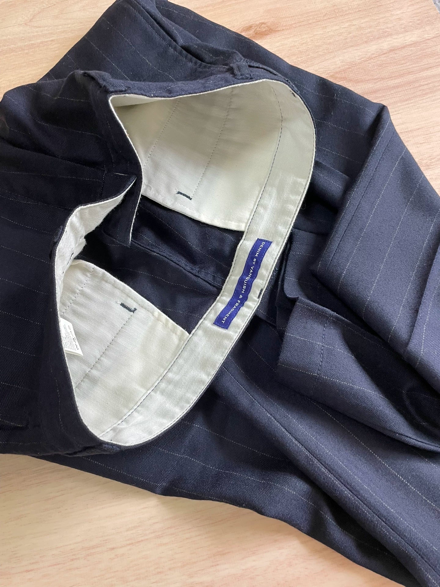 DENIM BY VANQUISH Fragment Lightning Stripe Casual Pants