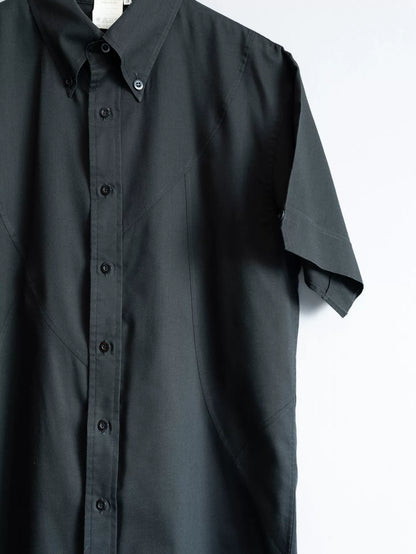 Yohji Yamamoto Black Short Sleeve Shirt