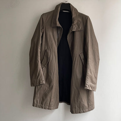 poeme bohemien waxed coat size 46