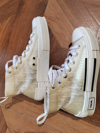 Dior B23 High-Top Sneakers Beige