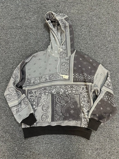 Amiri Paisley Patchwork Hoodie