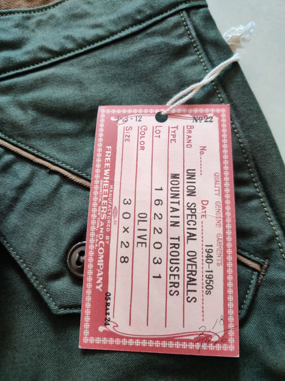freewheelers mountain pants with tags