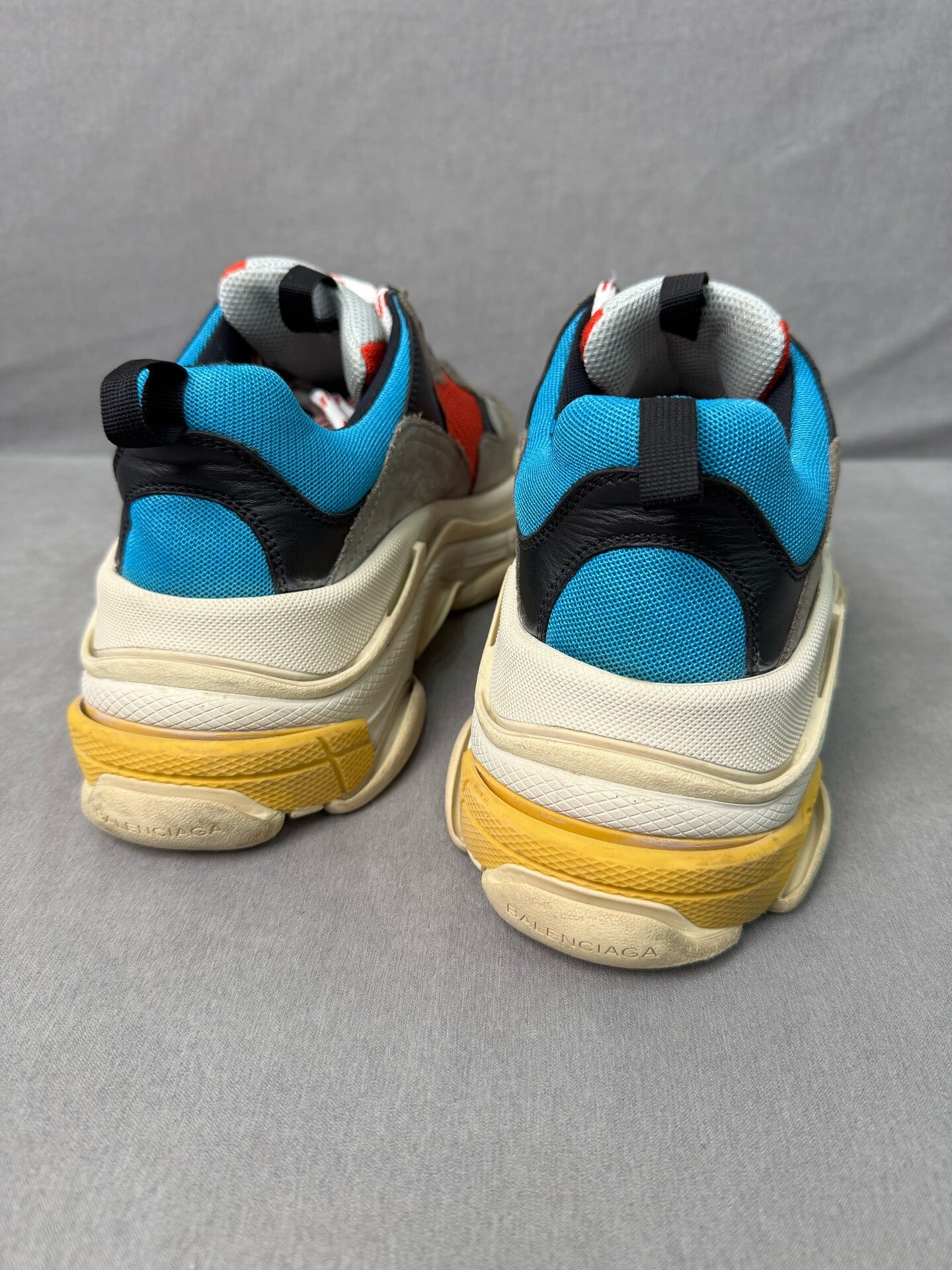 Balenciaga TripleS Red and Blue Sneakers Size 41