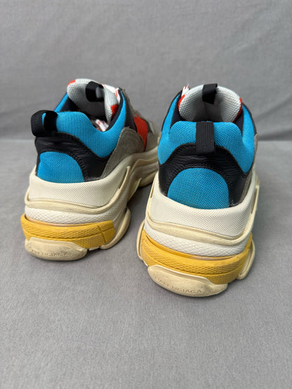Balenciaga TripleS Red and Blue Sneakers Size 41
