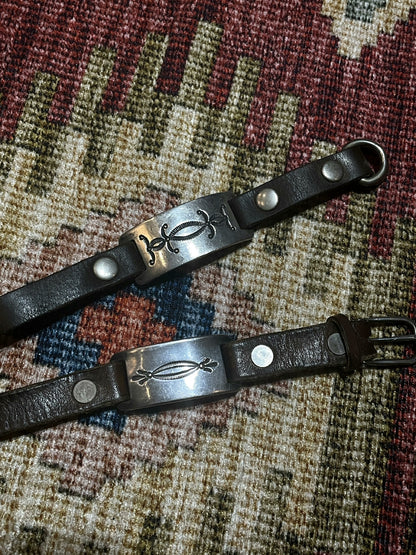 RRL Vintage Leather Bracelet