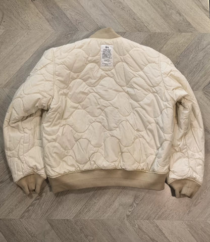 stussy waxed bomber jacket reversible autumn 2024