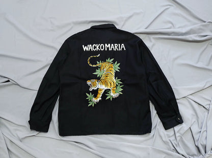 wacko maria tim lehi embroidered tiger jacket