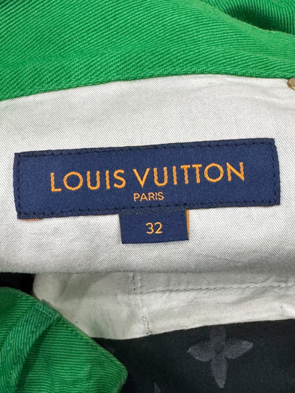 louis vuitton green carpenter pants size 32