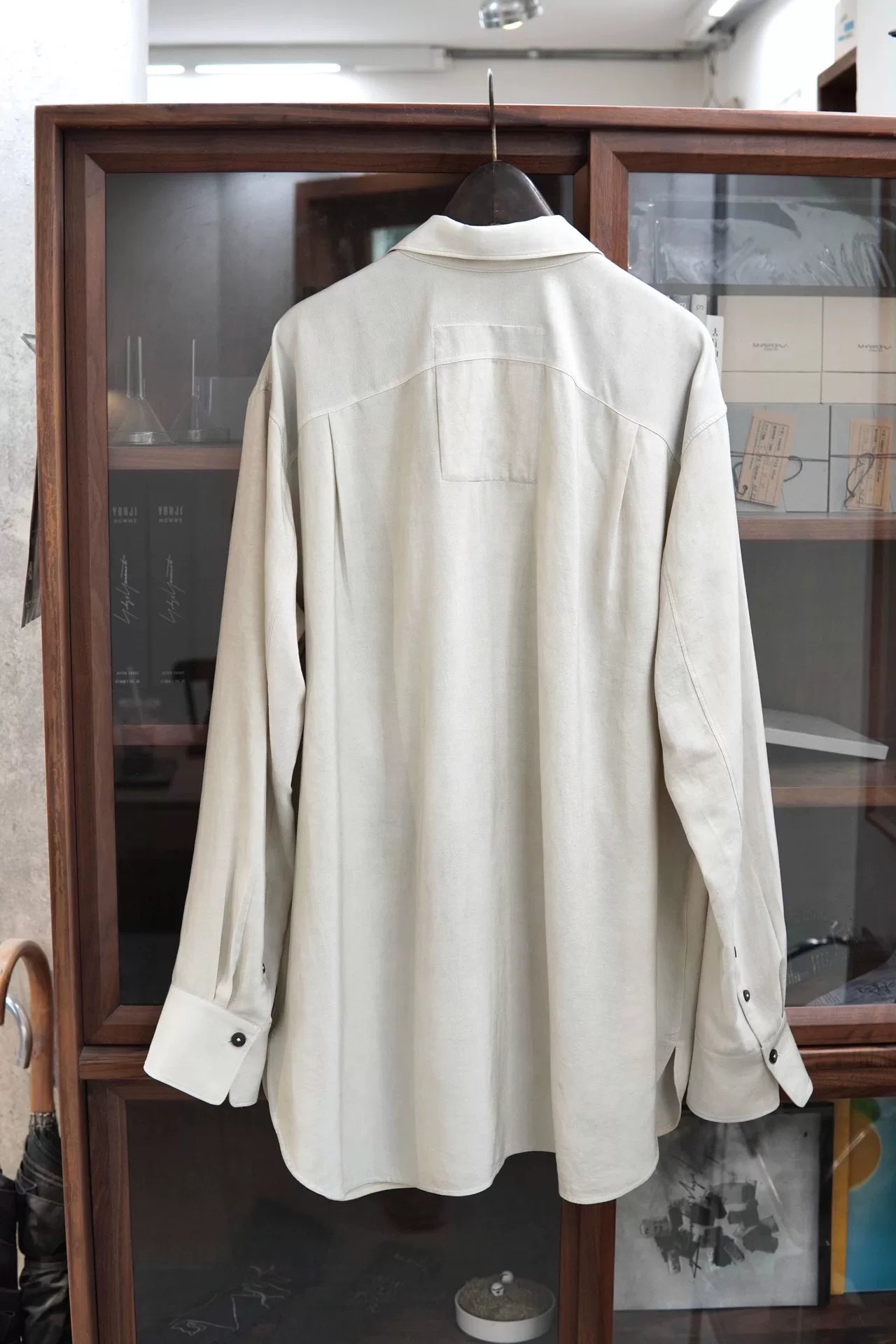 Ziggy Chen 24PF Silk Pleated Shirt