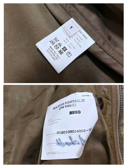 VISVIM 20SS Six-Five Fishtail Coat