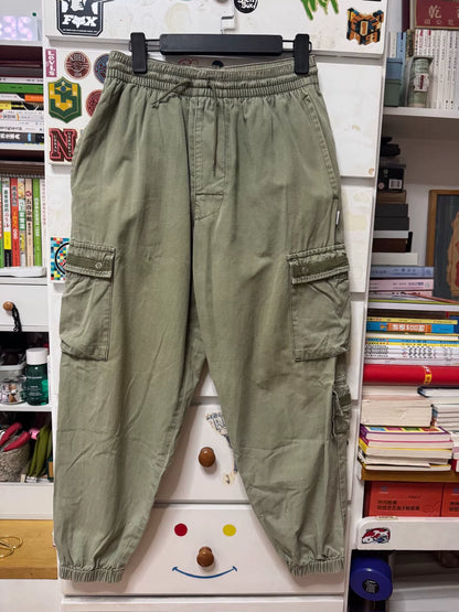 wtaps 18aw smock cargo pants in green