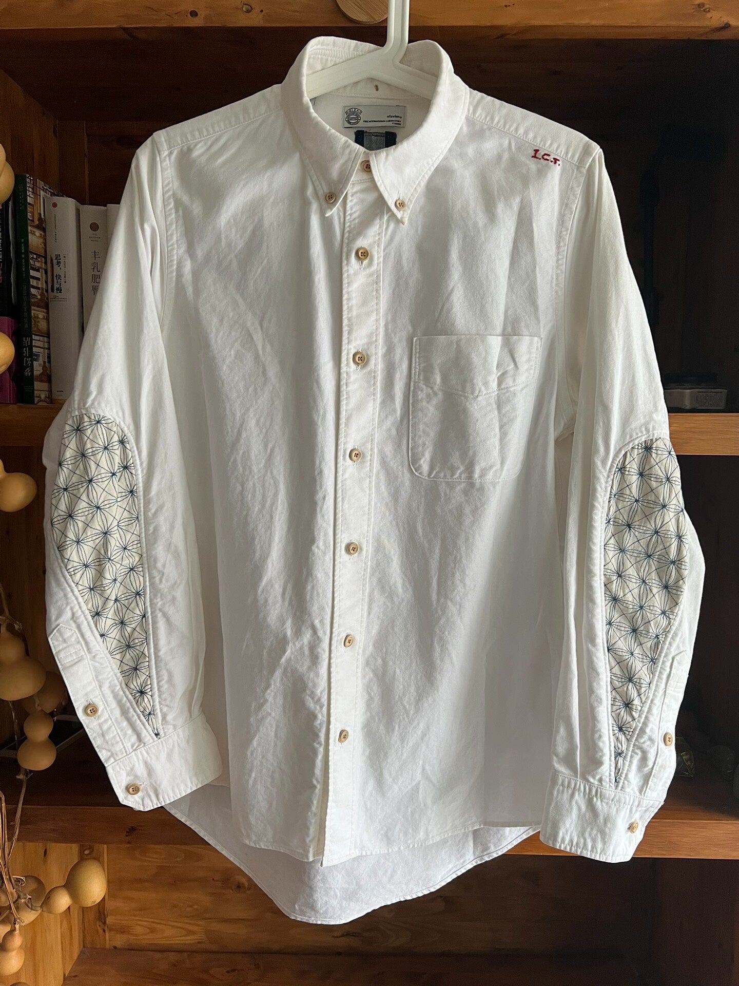 limited edition white shirt with embroidery