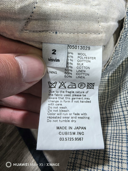 visvim granger vest in melange wool