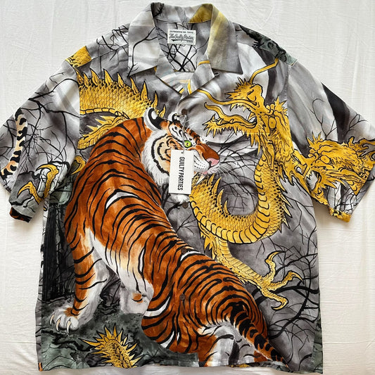 WACKO MARIA 22SS Dragon Tiger Hawaiian Shirt