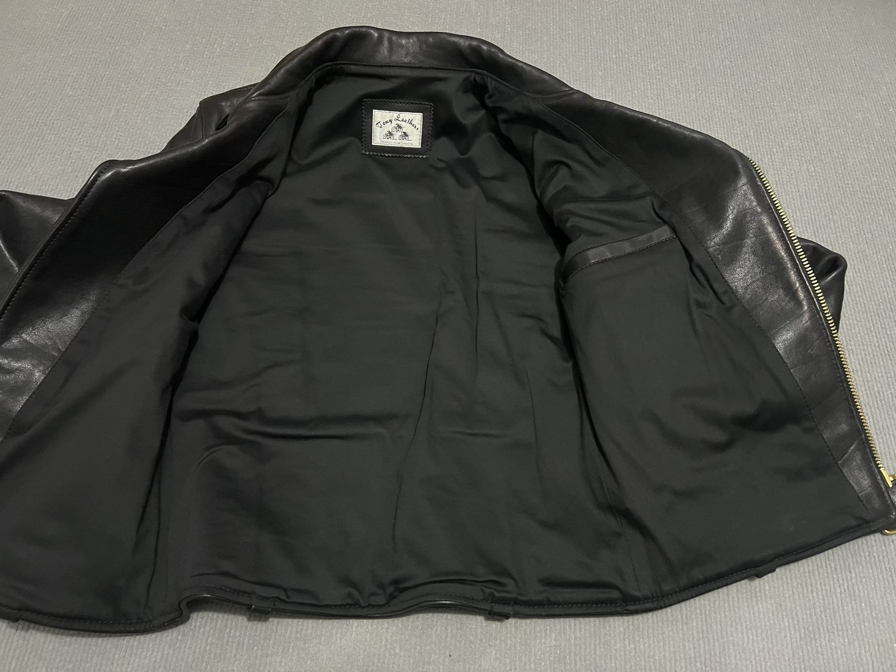 Custom Cowhide Leather Biker Jacket