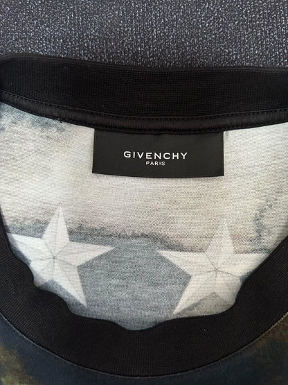 Givenchy Green Airplane Short Sleeve T-shirt