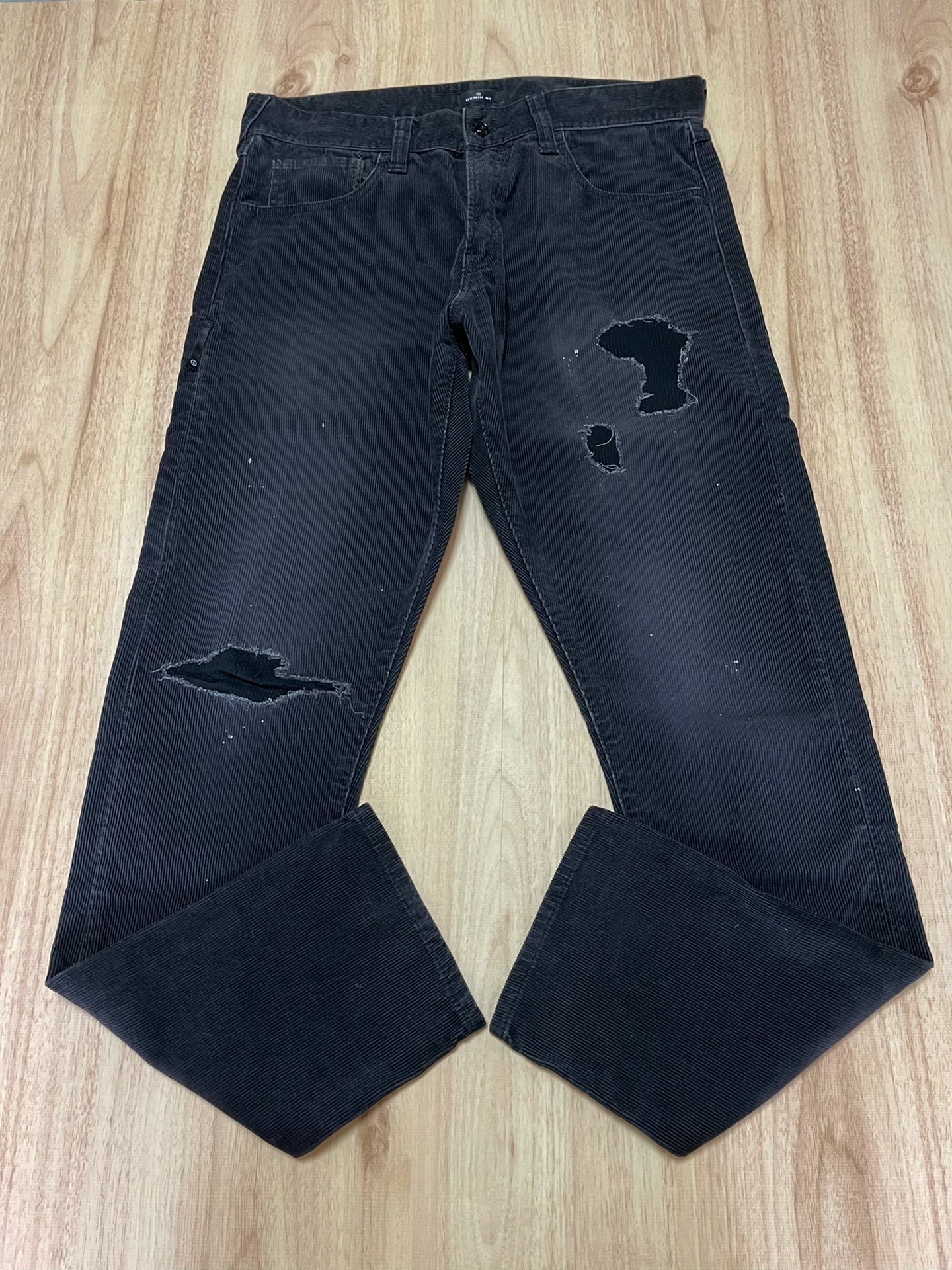 denim by vanquish casual distressed pants