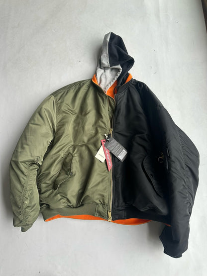 Vetements Color Block Bomber Jacket