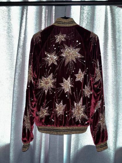 Saint Laurent Starburst Bomber Jacket