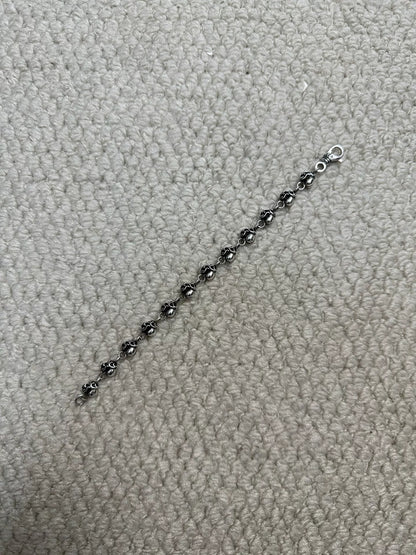 Chrome Hearts Lobster Clasp Vine Heart Bracelet